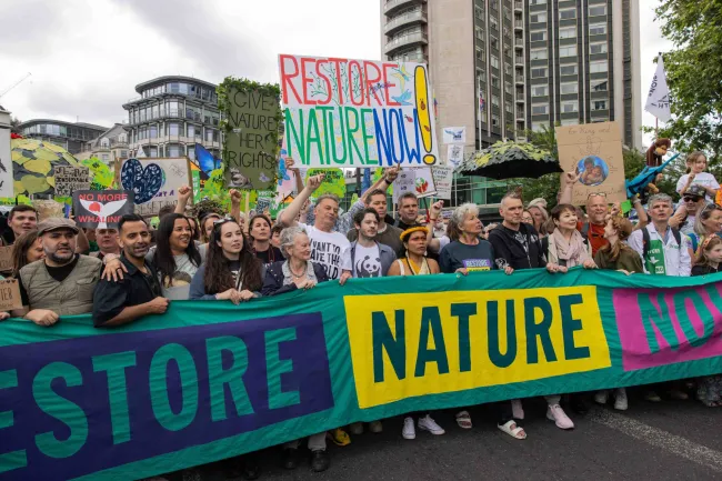Restore Nature Now march in London