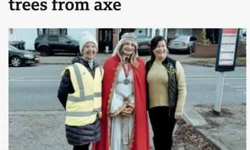 Coventry's official Lady Godiva was also in attendance!